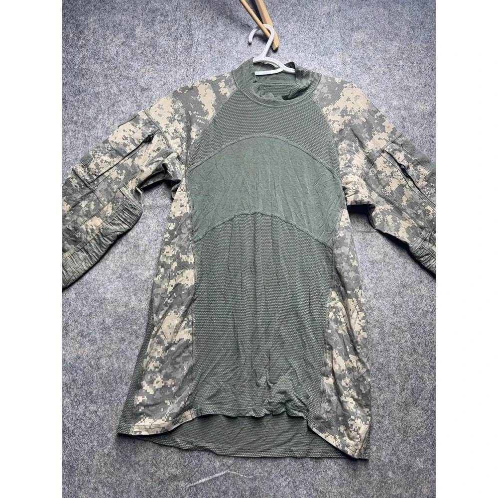 USGI ACU MASSIF DIGITAL CAMO ARMY COMBAT SHIRT ACS FLAME RESISTANT LONG SLEEVE-M